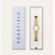 Rosefield Gaia Creme Με Χρυσό Μπρασελέ ORCGSG-OR01
