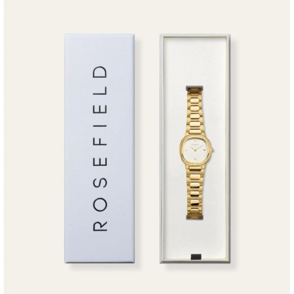 Rosefield Gaia Creme Με Χρυσό Μπρασελέ ORCGSG-OR01