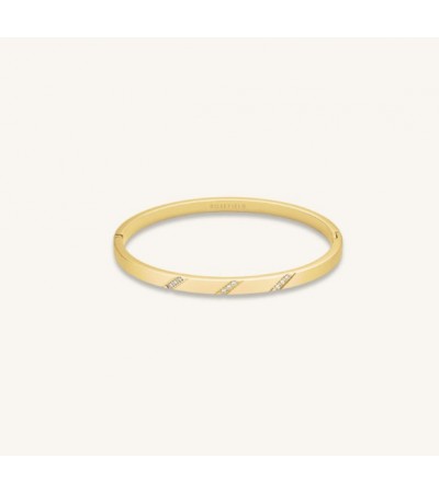Βραχιόλι Rosefield Lines Crystals Bangle Gold JBLCG-J1043