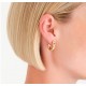 Σκουλαρίκια Rosefield Medium Thick Hoops Gold JESHG-J931