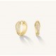 Σκουλαρίκια Rosefield Pave Fluid Hoops JEPFG-J1226