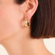 Σκουλαρίκια Rosefield Solitaire Hoops JEBCG-J1200