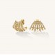 Σκουλαρίκια Rosefield Caged Crystal Gold JECCG-J1029