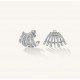 Σκουλαρίκια Rosefield Caged Crystal Silver JECCS-J1030