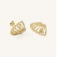 Σκουλαρίκια Rosefield Caged Crystal Gold JECCG-J1029
