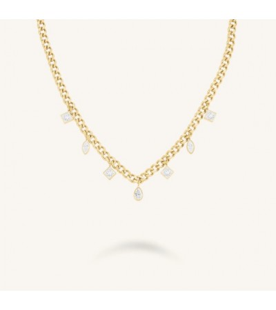 Κολιέ Rosefield  Crystals Choker JNOCG-J1131
