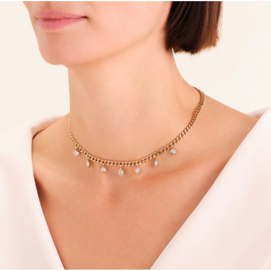 Κολιέ Rosefield  Crystals Choker JNOCG-J1131