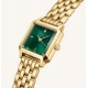 Rosefield Boxelle Emerald Με Χρυσό Μπρασελέ BEGSG-B05