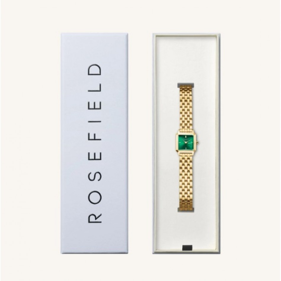 Rosefield Boxelle Emerald Με Χρυσό Μπρασελέ BEGSG-B05