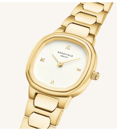Rosefield Gaia XS Creme Gold Με Χρυσό Μπρασελέ ORCGSG-OR04
