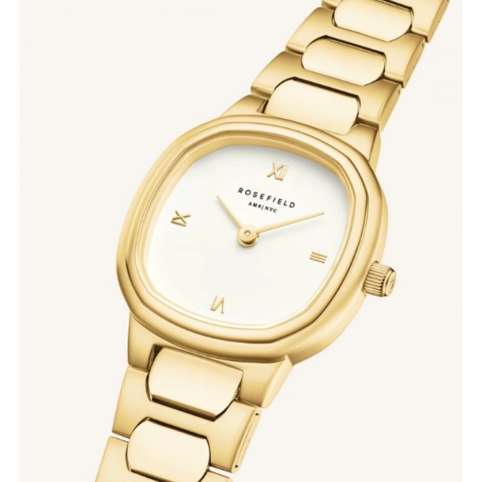 Rosefield Gaia XS Creme Gold Με Χρυσό Μπρασελέ ORCGSG-OR04