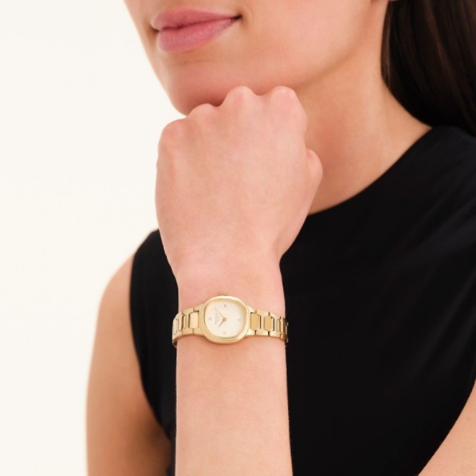 Rosefield Gaia XS Creme Gold Με Χρυσό Μπρασελέ ORCGSG-OR04