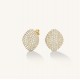 Σκουλαρίκια Rosefield Pave Studs Gold JEPBG-J1222