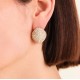 Σκουλαρίκια Rosefield Pave Studs Gold JEPBG-J1222