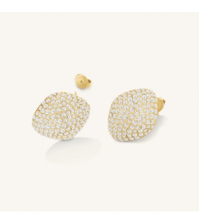 Σκουλαρίκια Rosefield Pave Studs Gold JEPBG-J1222