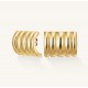 Σκουλαρίκια Rosefield Ribbed Gold JEREG-J966