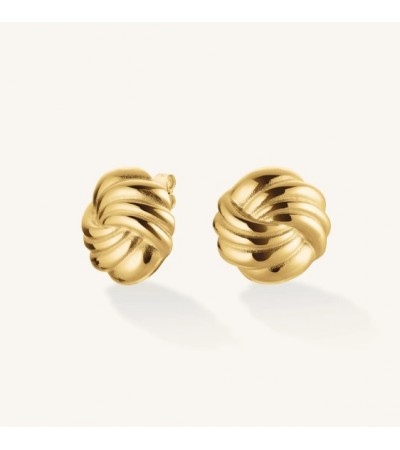 Σκουλαρίκια Rosefield Spiral Studs Gold JESSG-J1026