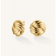 Σκουλαρίκια Rosefield Spiral Studs Gold JESSG-J1026