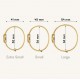 Rosefield Studio Bangle Με Χρυσό Μπρασελέ Large STWGSG-ST05