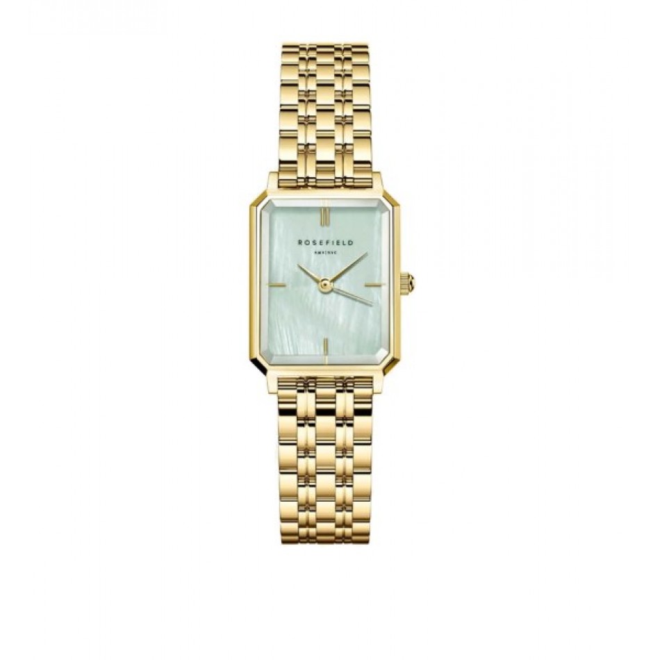 Rosefield  Octagon XS Mint Green Με Χρυσό Μεταλλικό Μπρασελέ OGGSG-O71