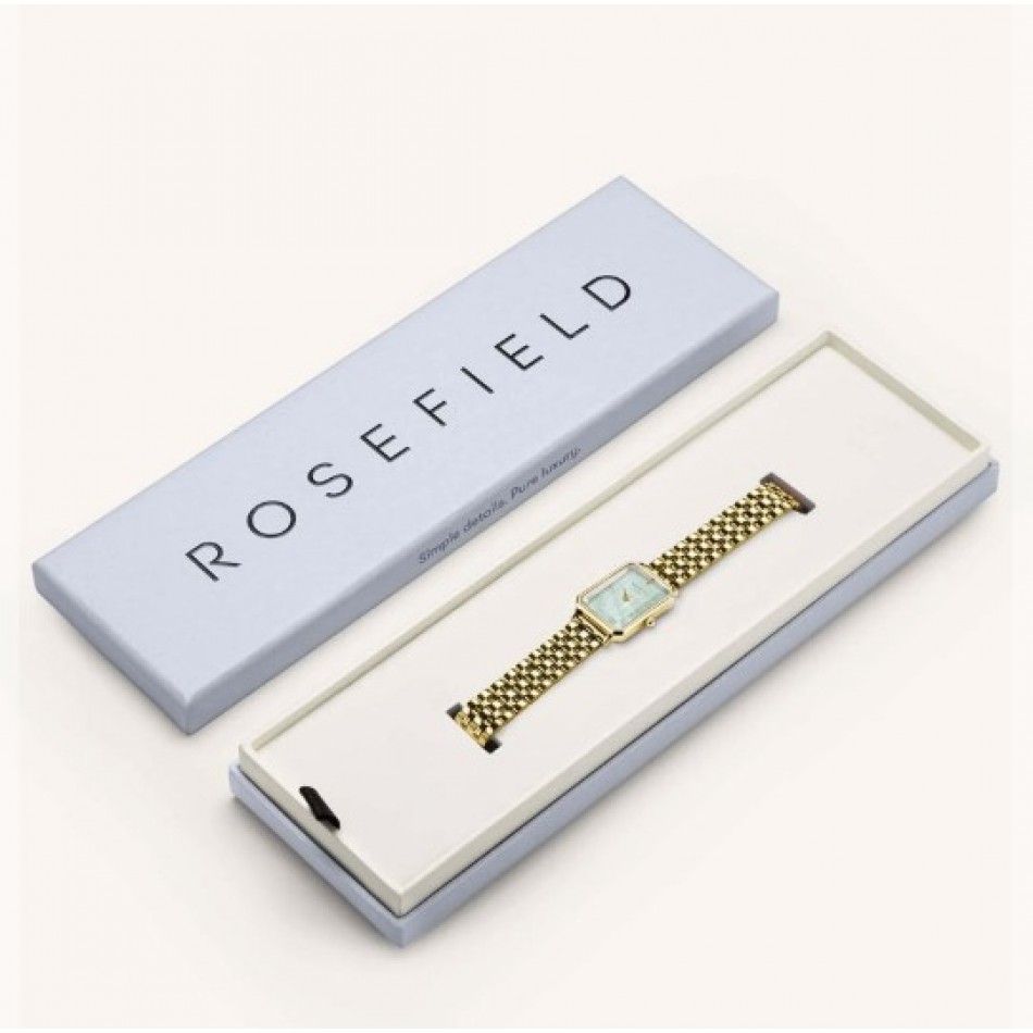 Rosefield  Octagon XS Mint Green Με Χρυσό Μεταλλικό Μπρασελέ OGGSG-O71