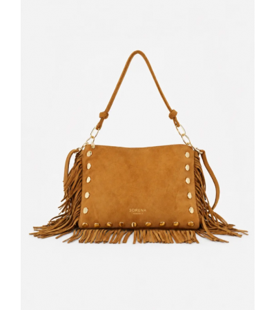SORENA SIMONA SUEDE TABA CROSSBODY BAG