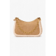 SORENA VALENTINA SUEDE BEIZE CROSSBODY BAG