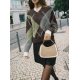 SORENA VALENTINA SUEDE BEIZE CROSSBODY BAG