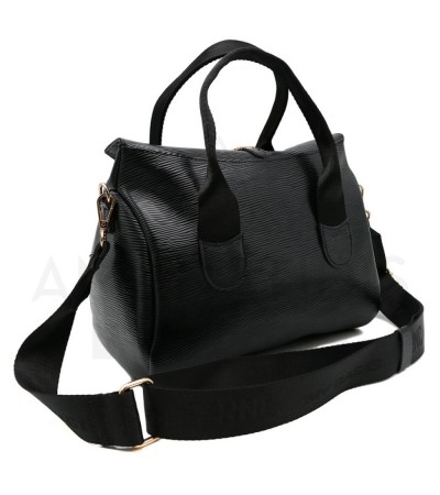 FRNC 5510 γυναικεία τσάντα ώμου – χιαστί μαύρη.