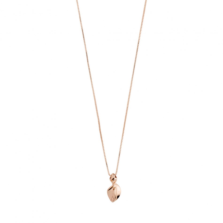 Pilgrim Κολιέ από ορείχαλκο Hollis Rose Gold Plated