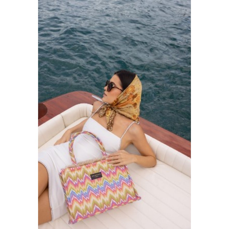 Sorena Cecilia Γυναικεία Χειροποίητη Τσάντα Tote Bag