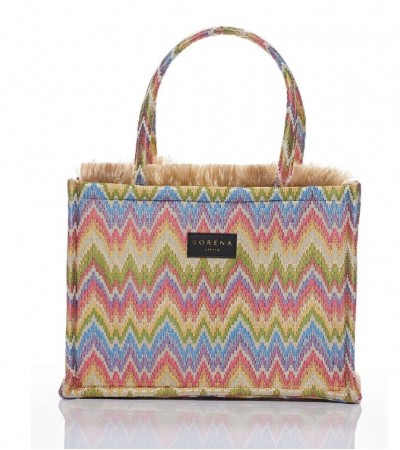 Sorena Cecilia Γυναικεία Χειροποίητη Τσάντα Tote Bag