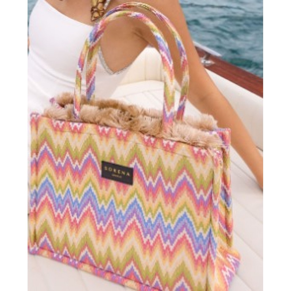 Sorena Cecilia Γυναικεία Χειροποίητη Τσάντα Tote Bag