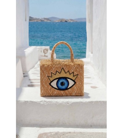 SORENA POP BAG EYE MEDIUM TOTE BAG
