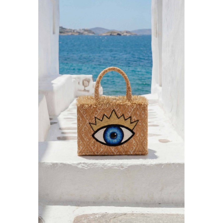 SORENA POP BAG EYE MEDIUM TOTE BAG