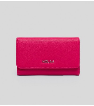 Nolah Kamala Γυναικείο Πορτοφόλι Hot Pink Silver