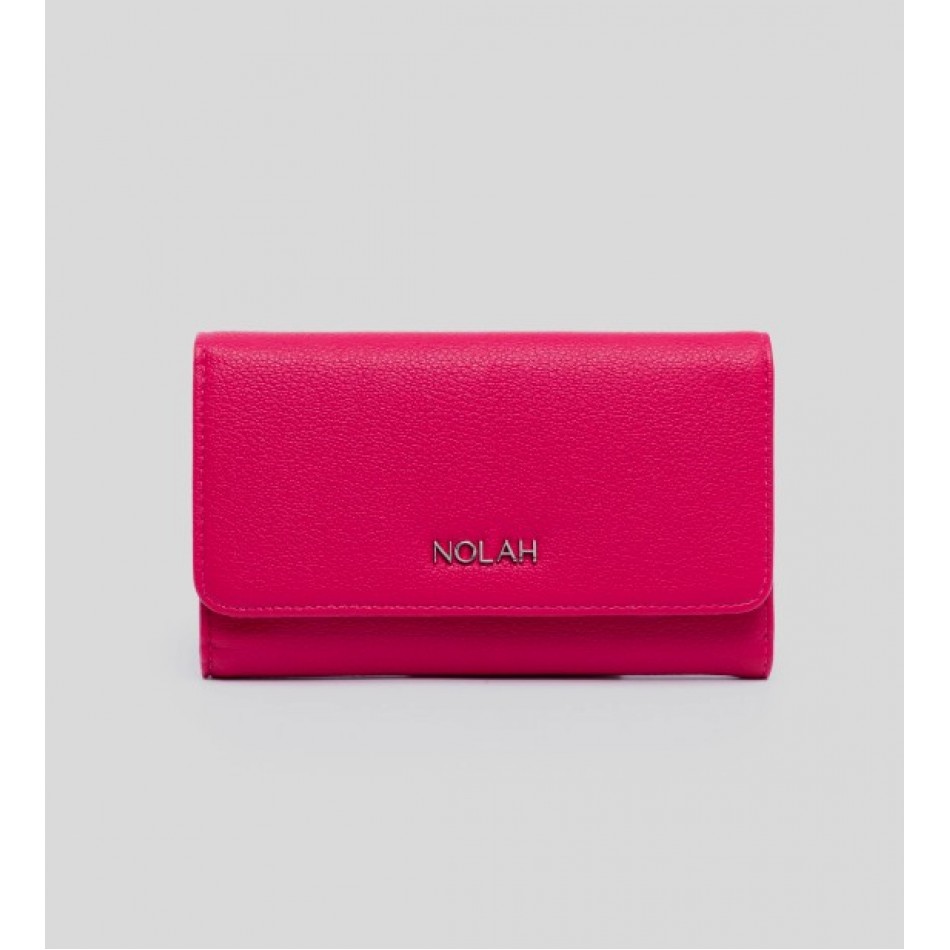 Nolah Kamala Γυναικείο Πορτοφόλι Hot Pink Silver