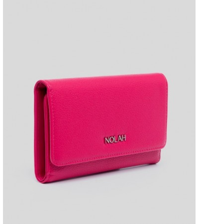 Nolah Kamala Γυναικείο Πορτοφόλι Hot Pink Silver