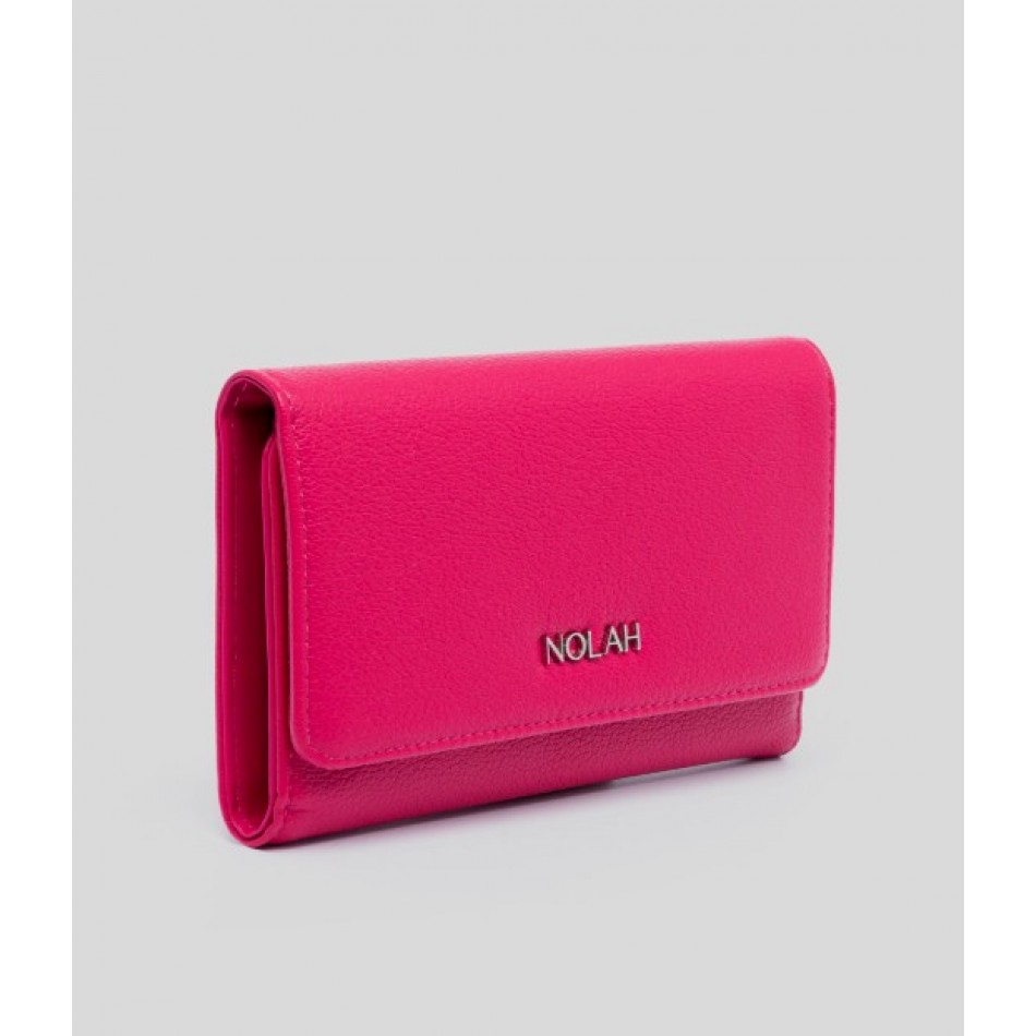 Nolah Kamala Γυναικείο Πορτοφόλι Hot Pink Silver