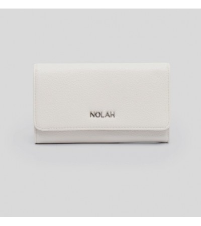 Nolah Kamala Γυναικείο Πορτοφόλι White Silver