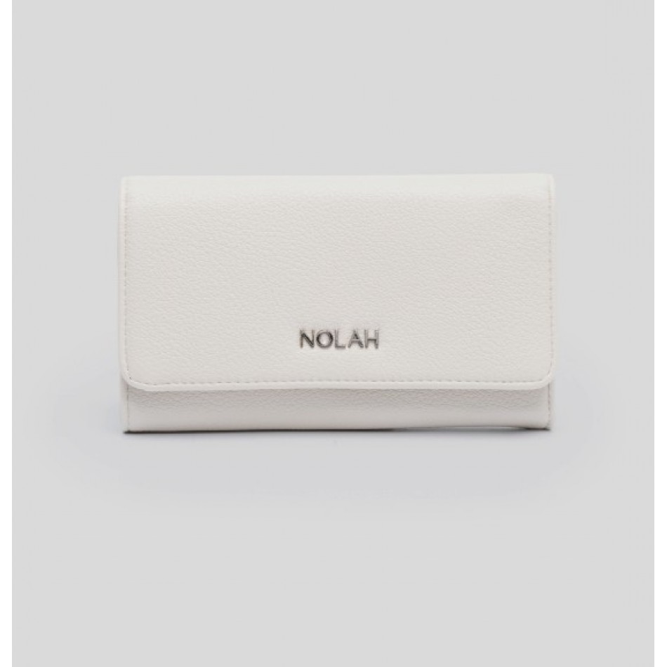 Nolah Kamala Γυναικείο Πορτοφόλι White Silver
