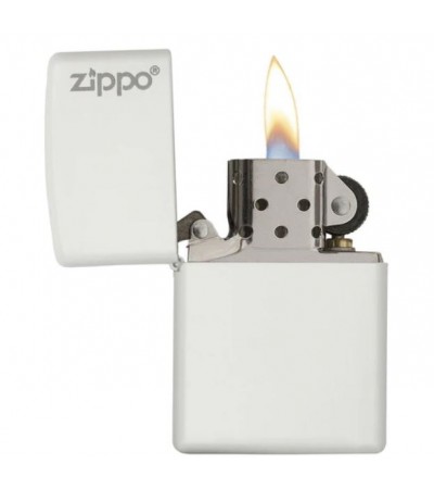 Αναπτήρας Ζippo Classic White Matte Zippo Logo
