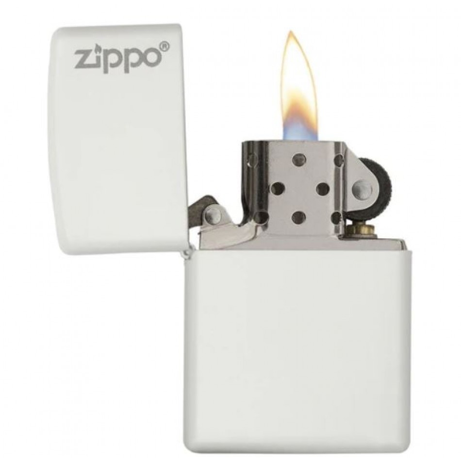 Αναπτήρας Ζippo Classic White Matte Zippo Logo
