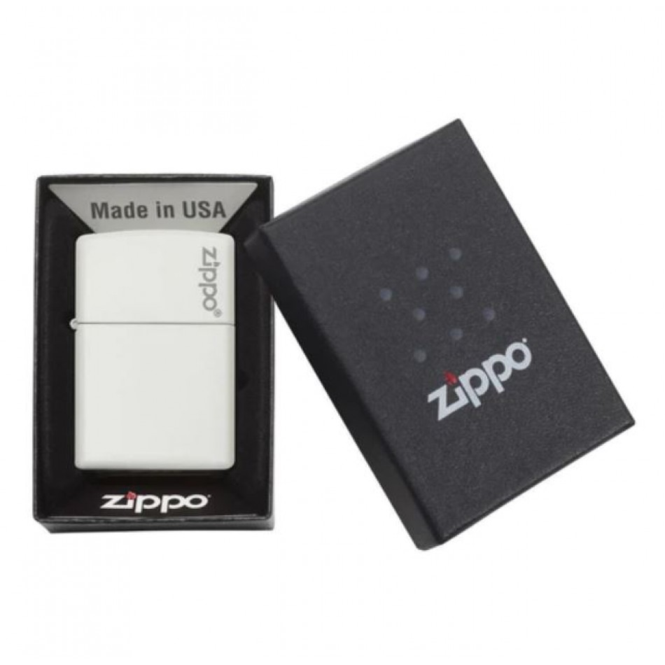 Αναπτήρας Ζippo Classic White Matte Zippo Logo
