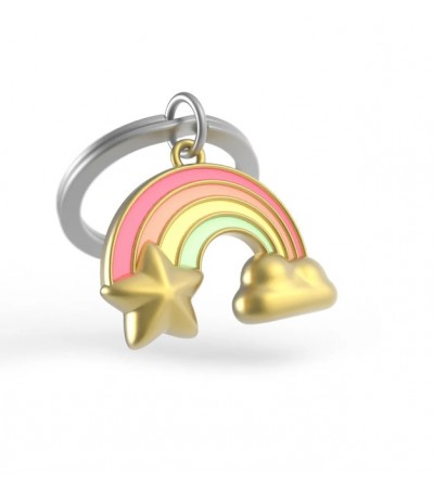 Metalmorphose Μπρελόκ Rainbow Cloud & Star