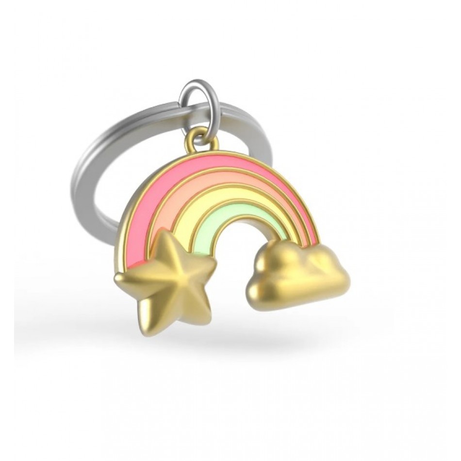 Metalmorphose Μπρελόκ Rainbow Cloud & Star